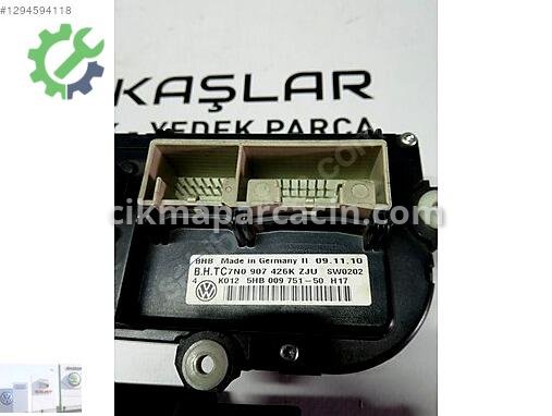 Volkswagen Jetta Klima Kontrol Paneli 7N0907426K çıkma parça