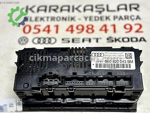 Audi A4 Kalorifer Kontrol Paneli 8E0820043BM çıkma parça