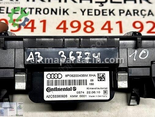 Audi A3 Klima Kontrol Paneli 8P0820043BM çıkma parça