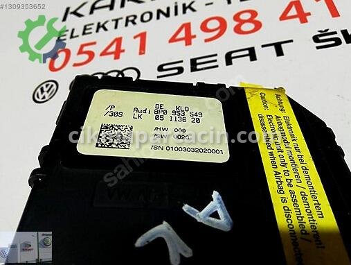 Audi A3 Beyni 8P0953549 çıkma parça