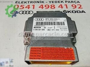 8P0959655C AUDİ A3 AİRBAG BEYNİ 0285001666