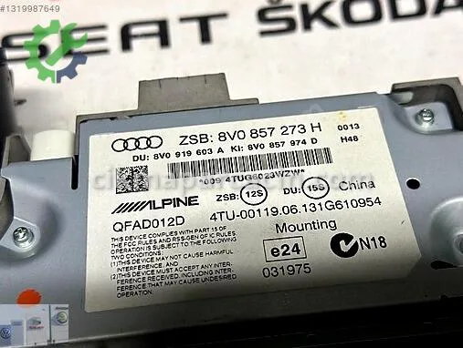 Audi A3 Gösterge Paneli 8V0857273H çıkma parça
