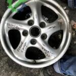 996 CARRERA 17 İNÇ JANT PORSCHE ORJİNAL ÇIKMA PARÇA