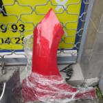 OPEL CORSA F SAĞ ÇAMURLUK KIRMIZI ÇIKMA ORJİNAL YEDEK PARÇA
