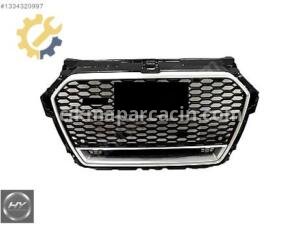 AUDI A1 8X 2015-2019 RS1 Petekli Siyah Krom Ön Panjur