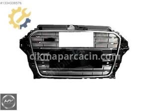 AUDI A3 8V 2012-2016 Uyumlu S3 Krom Siyah Ön Panjur