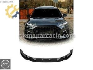 AUDI A4 B9 2019-2024 S-Line Ön Tampon Alt Eki Lip Piano Black