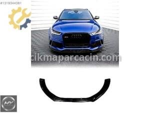 AUDI RS6 C7 / C7 FL 2013-2017 Ön Tampon Alt Eki Lip Piano Black