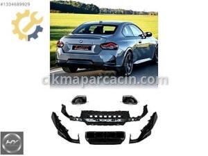 BMW 2 Serisi G42 2021-24 M Performance Düfüzör & Egzoz Ucu Set