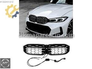 BMW 3 SERİSİ G20 LCI 2022+ M340i STYLE LEDLİ PANJUR PIANO BLACK