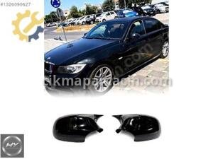 BMW 3 Serisi E90 2005-2012 Piano Black Ayna Kapağı Seti Sağ Sol