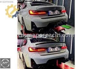 BMW 3 Serisi G20 Facelift VTEN F1 Led Işıklı Reflektörlü Difüzör