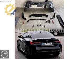 BMW 4 Serisi G22 G23 Uyumlu G82 M4 Dizayn Arka Tampon Seti