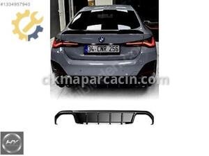 BMW 4 Serisi G26 Gran Coupe Parlak Siyah Çift Çıkış Difüzör