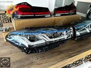 BMW 5 SERİSİ G30 FACELIFT LCI DÖNÜŞÜM BMW LASER YAZILI SAĞ FAR