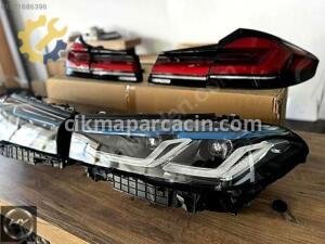 BMW 5 SERİSİ G30 FACELIFT LCI DÖNÜŞÜM BMW LASER YAZILI SOL FAR