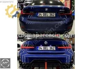 BMW G20 LCI 340 340i M340i F1 Ledli Işıklı Çakarlı Vten Difüzör