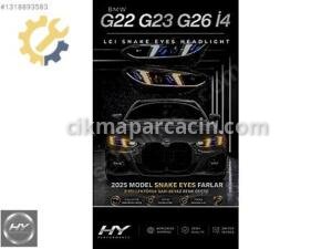 BMW G22 G23 G26 2025 LCI Makyajlı Dizayn Snake Eyes Far Takımı