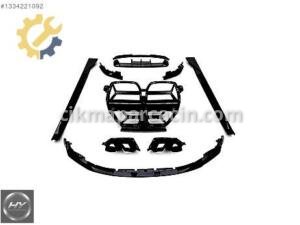 BMW G80 M3 G82 M4 Uyumlu Aero Body Kit Lip Panjur Seti