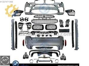 BMW X6 F16 2014-2019 X6M Komple Ön Arka Tampon Body Kit Seti