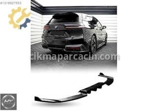 BMW iX I20 M-Pack 2021+ Arka Tampon Eki Difüzör Piano Black