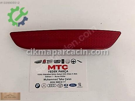 Renault Clio Tampon Reflektörü çıkma parça