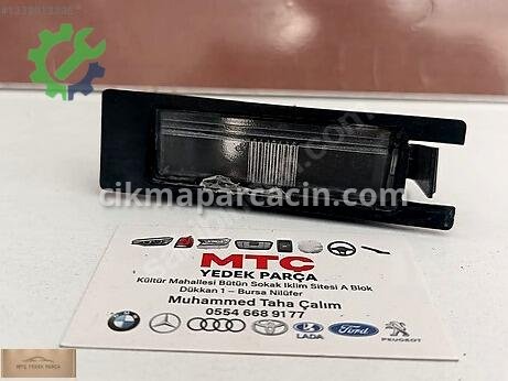 Fiat Brava Plaka Lambası çıkma parça