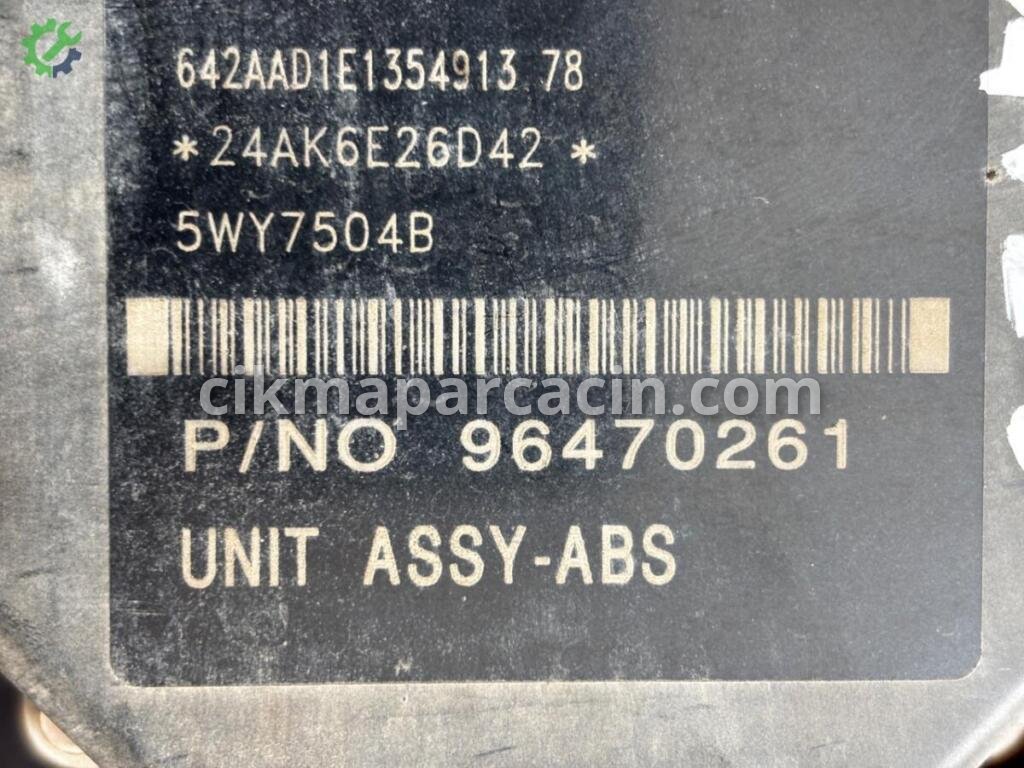 Chevrolet Kalos ABS Beyni 96470261-96470254 çıkma parça