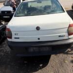 Fiat Siena bagaj kapağı temiz beyaz renk