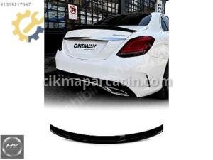 MERCEDES C Serisi W205 Piano Black Spoiler Bagaj Spoyleri