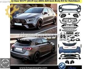 Mercedes A Serisi W177 18-22 AMG A45 Body Kit Ön Arka Tampon Yan