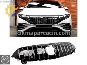 Mercedes EQS Serisi V297 2021-2024 GTR Siyah Krom Ön Panjur