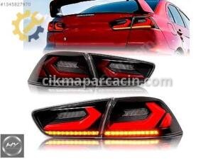 Mitsubishi Lancer Uyumlu Camaro Style Füme Arka Stop Seti