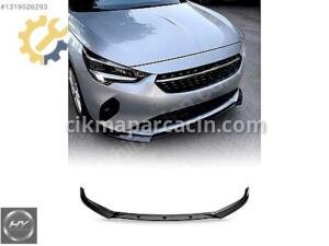 Opel Corsa 2020+ Uyumlu Ön Tampon Alt Eki Lip Piano Black