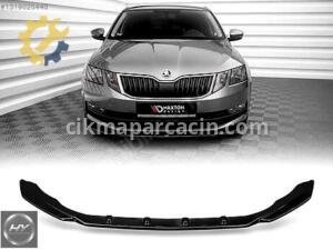 SKODA Octavia RS MK3 2013-2016 Ön Tampon Alt Eki Lip Piano Black