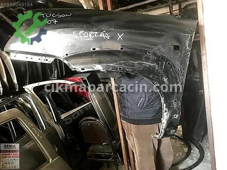 Hyundai Tucson Sol Ön Çamurluk çıkma parça
