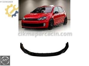 VOLKSWAGEN Golf 6 GTI 2008-2012 Ön Tampon Eki Lip Piano Black