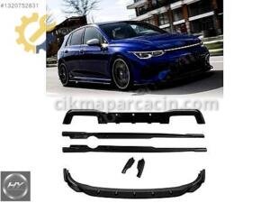 VOLKSWAGEN Golf 8 R 2020-2024 Body Kit Lip Seti Piano Black