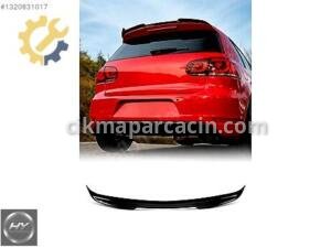 VOLKSWAGEN Golf MK6 GTI / R 2008-2012 Tavan Spoyleri Piano Black