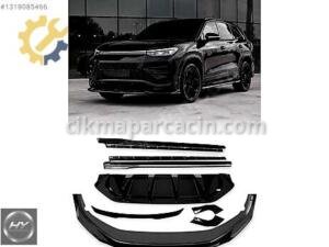 VOLKSWAGEN Tayron R-Line Body Kit Lip Spoyler Seti Piano Black
