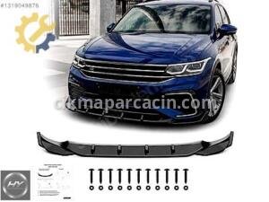 VOLKSWAGEN Tiguan 20-24 R Line Ön Tampon Alt Eki Lip Piano Black