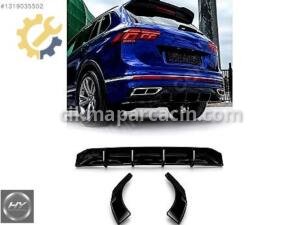 VOLKSWAGEN Tiguan 2020-2024 R-Line Arka Tampon Eki Difüzör