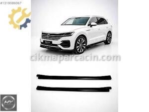 VOLKSWAGEN Touareg R-Line 2018+ Marşpiyel Eki Lip Piano Black