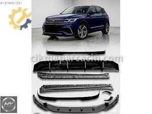 Volkswagen Tiguan R-Line 20-24 Piano Black Body Kit Lip Spoyler