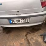 fiat palio arka tampon orijinal çıkma gri renk temiz