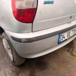 fiat palio arka tampon orijinal çıkma gri renk temiz
