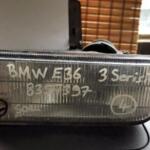 E36 3 SERİSİ SAĞ SOL SİS FARI BMW ORJİNAL ÇIKMA PARÇA