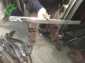 E39 NİKELAJLI SAĞ ARKA TAMPON ÇITASI BMW ORJİNAL ÇIKMA PARÇA