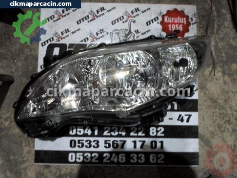 Toyota Corolla Sol Ön Far çıkma parça